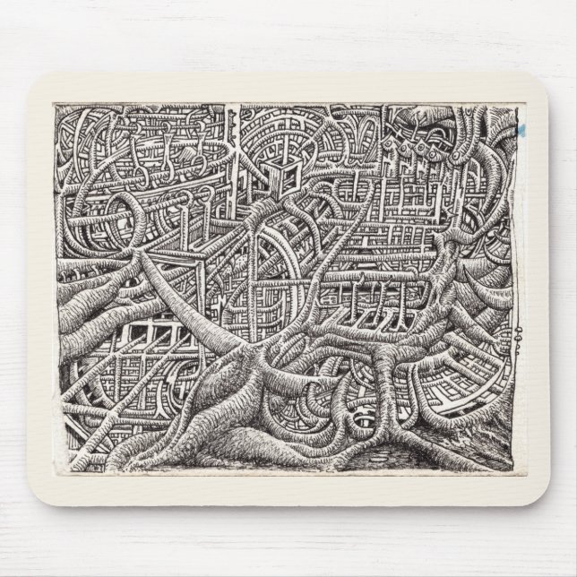 Pipescape, von Brian Benson Mousepad (Vorne)