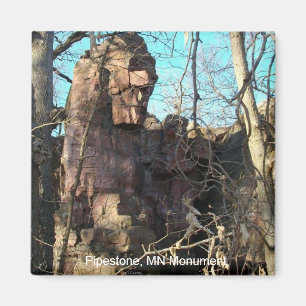 Pipestone, Mangan-Monument-Magnet Magnet