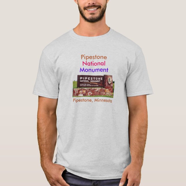 Pipestone nationales Monument T-Shirt (Vorderseite)