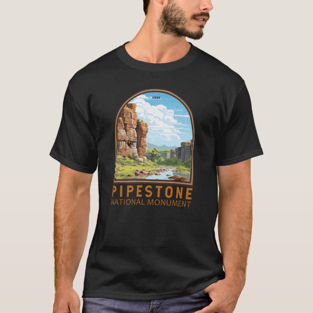 Pipestone Nationalparkprojekt des Locarnese T-Shirt (Vorderseite)