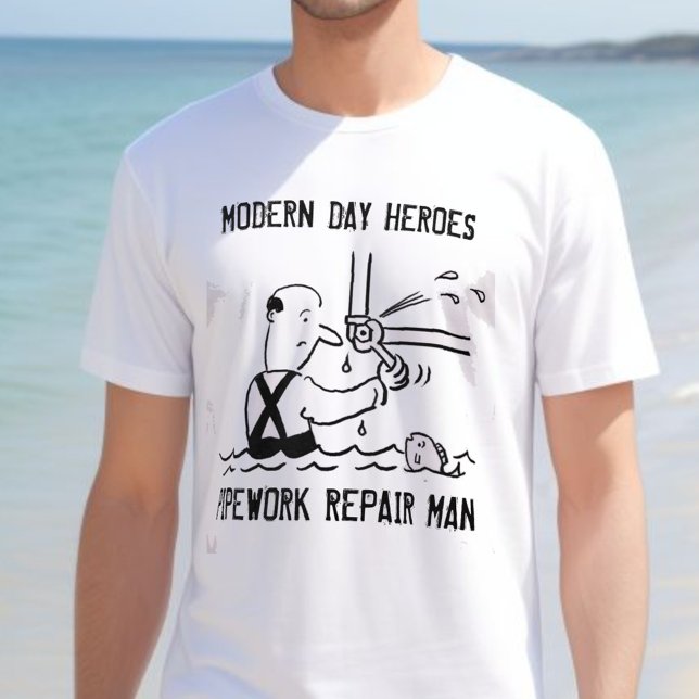 Pipework Repair Man T-Shirt (Von Creator hochgeladen)