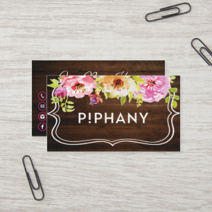 Piphany Visitenkarte, Gewohnheit Ihre Piphany Visitenkarte