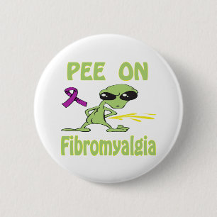 Pipi auf Fibromyalgia-Knopf Button