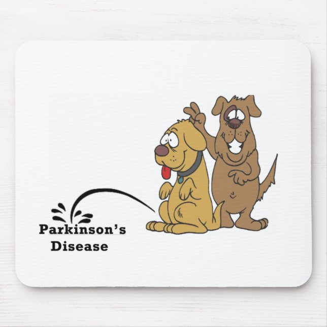Pipi auf Parkinson-Krankheit Mousepad (Vorne)