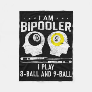 Pipooler Pool Pool Pool Cool Billard 8 und 9 L Fleecedecke