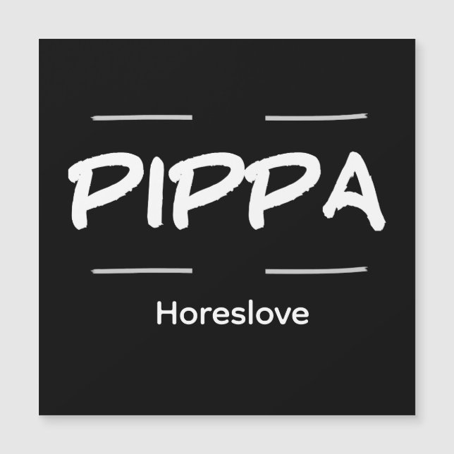 Pippa Magnetkarte (Vorderseite)