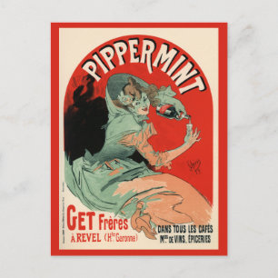 Pippermint, Jules Chéret Postkarte
