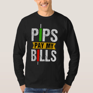 Pips bezahlen meine Rechnungen Blockchain Crypto T T-Shirt