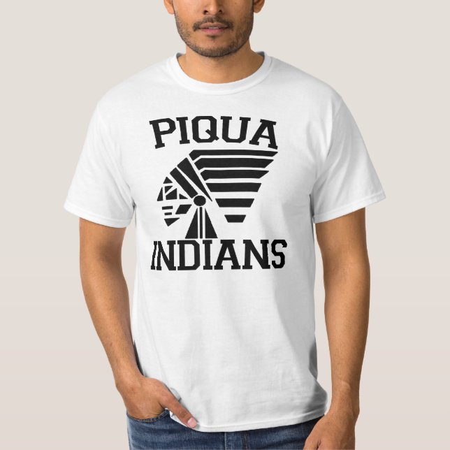 Piqua amerikanischer Ureinwohner T-Shirt (Vorderseite)