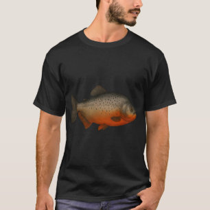 Piranha-Fisch - Vintage Japanisch Inspirierte Kuns T-Shirt