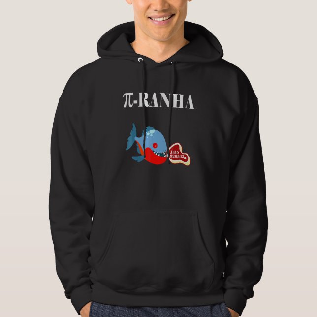 Piranha Fish Math Hoodie (Vorderseite)