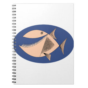 Piranha Fish Notizblock