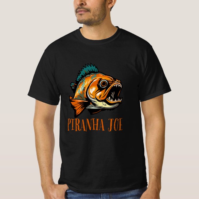 PIRANHA FISH OVER T-Shirt (Vorderseite)