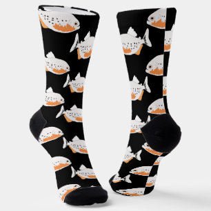 Piranha Fish Socken