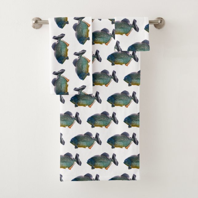 Piranha Frenzy Badetuch Set (Insitu)
