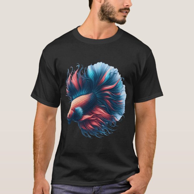Piranha-Hund T-Shirt (Vorderseite)