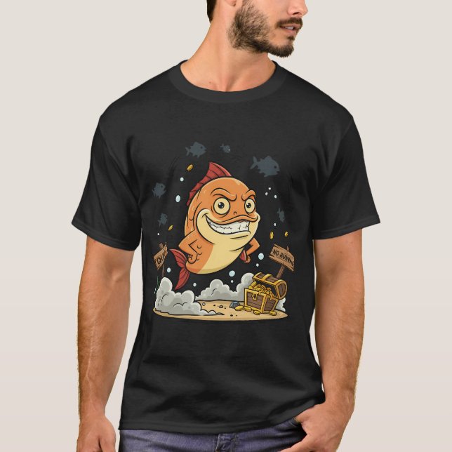Piranha Joe: Lokales Problem T-Shirt (Vorderseite)