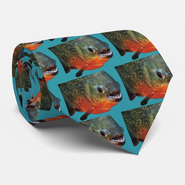 Piranha Krawatte (Gerollt)