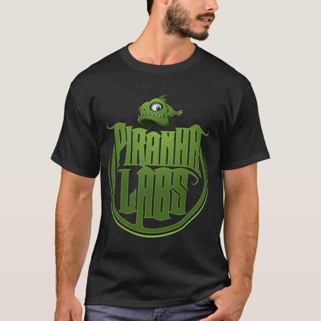 Piranha-Labradore - Wappen-Logo (2-sided) T-Shirt (Vorderseite)