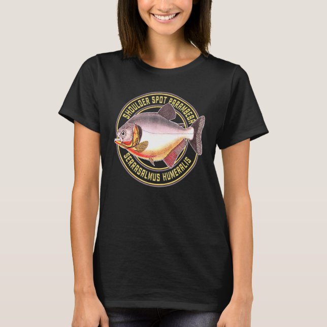 Piranha Parambeba Serrasalmus Süßwasserfisch Behal T-Shirt (Vorderseite)