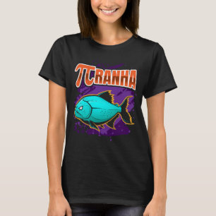 Piranha Raubfisch-Mathematik Mathematik T-Shirt