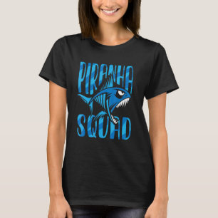 Piranha-Truppe Retro-Liebhaber Fisch Piranhas T-Shirt