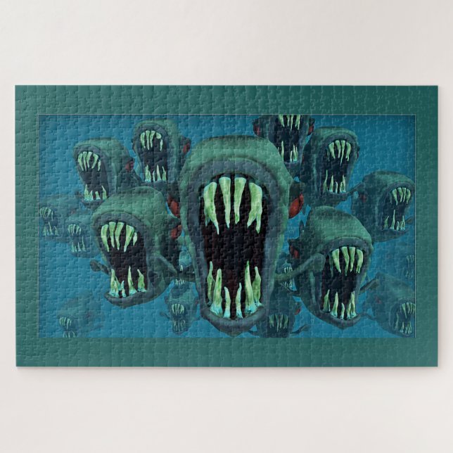 Piranhas Puzzle (Horizontal)