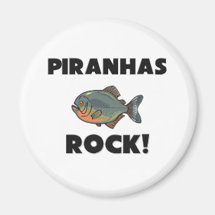 Piranhas Rock Magnet