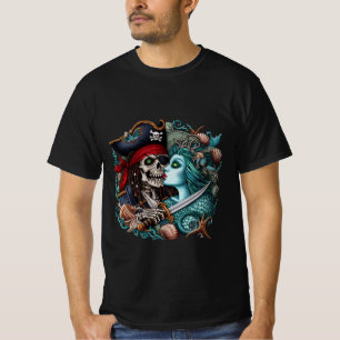 Pirat and Mermaid Kiss T-Shirt