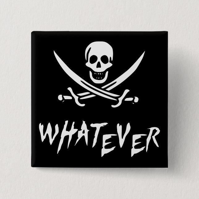 Pirat "apathischen Roger" {Whitebeard} Button (Vorderseite)