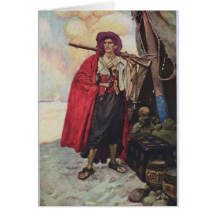 Pirat auf Strand
