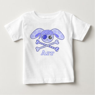 Pirat Blaues Bunny Arr Baby T-shirt