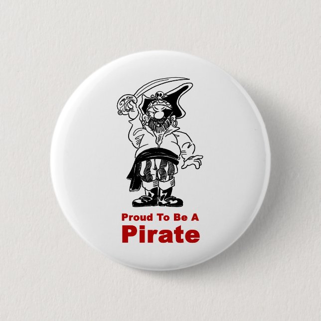 Pirat Button (Vorderseite)