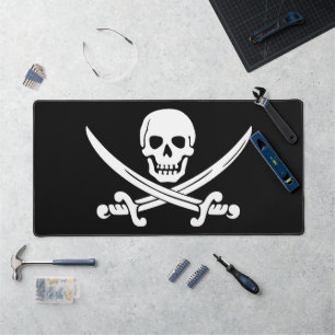 Pirat der Jolly Roger Schreibtischunterlage