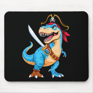 Pirat Dinosaurier T Rex Jungen Kinder Lustiger Hal Mousepad