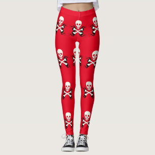 Pirat entbeint Schädel-Leggings Leggings