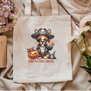 Pirat French Bulldog Halloween Frenchie Mama Tragetasche
