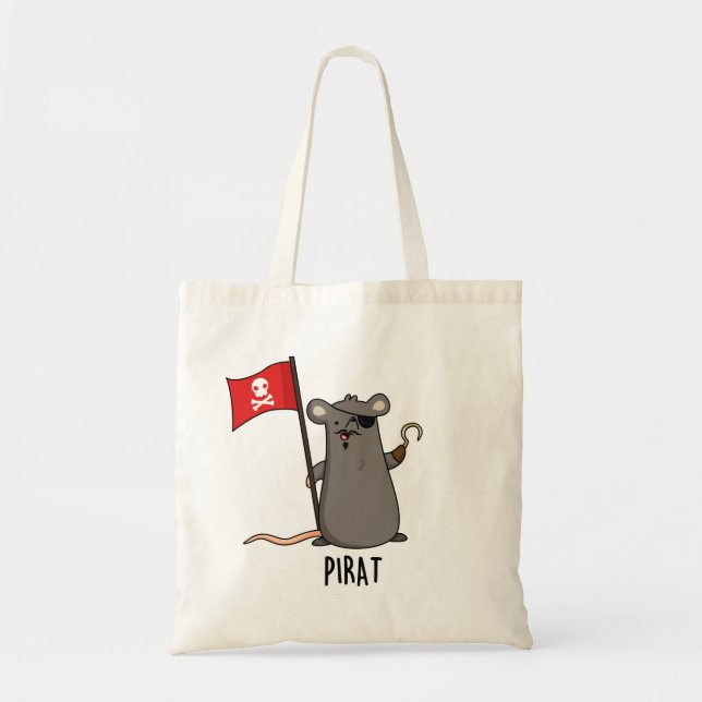 Pirat Funny Pirate Rat Pun Tragetasche (Vorne)