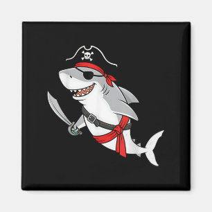 Pirat Hai Kleinkind Junge Lustige Kinder Halloween Magnet