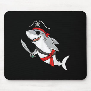 Pirat Hai Kleinkind Junge Lustige Kinder Halloween Mousepad