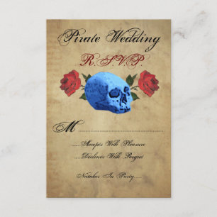 Pirat Hochzeit R.S.V.P. RSVP Karte