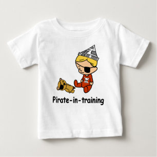 Pirat im Trainingsbaby-T - Shirt