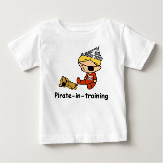 Pirat im Trainingsbaby-T - Shirt