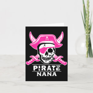 Pirat Kapitän Nana Piraten-Oma Lustige Oma Karte