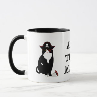 Pirat Katzen Ahoy Tasse