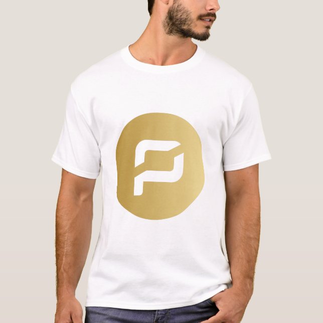 Pirat-Kette Logo Crypto arrer Altcoin T-Shirt (Vorderseite)