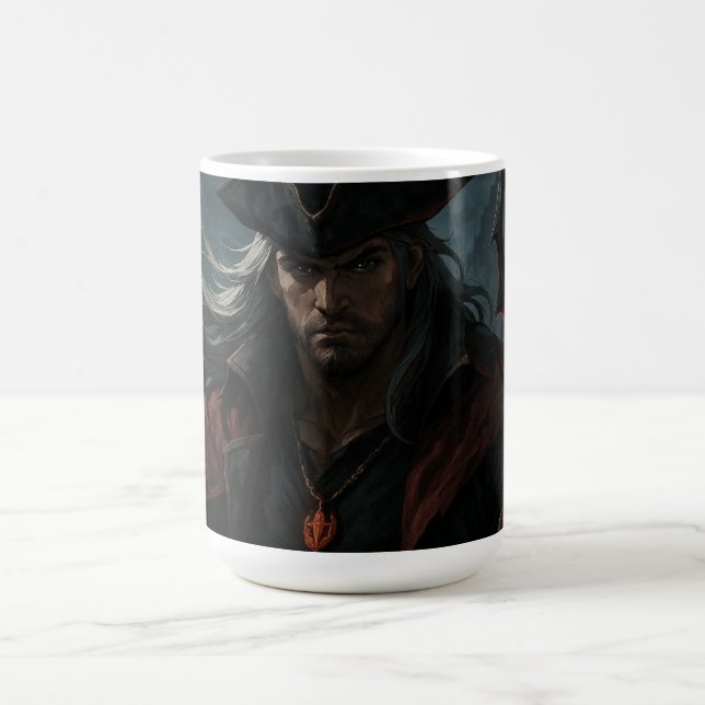 Pirat König Tasse – Dark Fantasy Anime Kaffeetasse (Mittel)