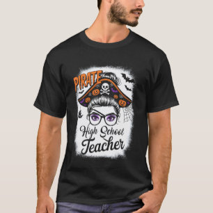 Pirat-Lehrer-Schlamper-Bun-Frauen-Mädchen H T-Shirt