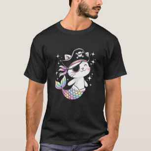 Pirat Meerjungfrau Katze Katzenliebhaber Kitten Ha T-Shirt