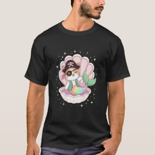 Pirat Meerjungfrau Katze Katzenliebhaber Kitten Ha T-Shirt